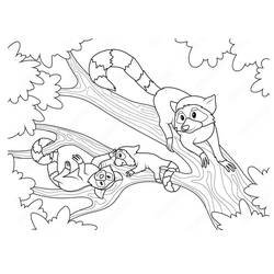 Lemur (Animals) coloring page #219677 to print and color