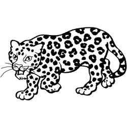Leopard (Animals) coloring page #189149 to print and color