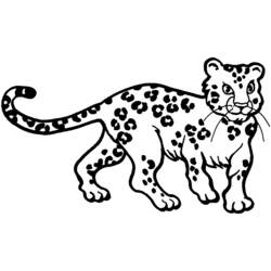 Coloring page: Leopard (Animals) #9706 - Printable coloring pages