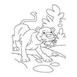 Coloring page: Leopard (Animals) #9786 - Free Printable Coloring Pages