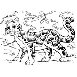 Coloring page: Leopard (Animals) #9849 - Free Printable Coloring Pages