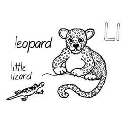 Coloring page: Leopard (Animals) #9871 - Free Printable Coloring Pages