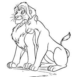 Coloring page: Lion (Animals) #10247 - Free Printable Coloring Pages