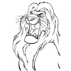 Coloring page: Lion (Animals) #10254 - Free Printable Coloring Pages