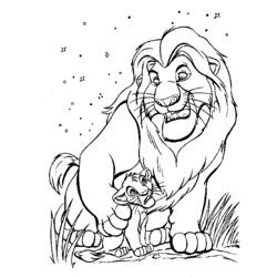Coloring page: Lion (Animals) #10262 - Free Printable Coloring Pages