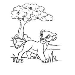 Coloring page: Lion (Animals) #10263 - Free Printable Coloring Pages