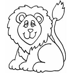 Coloring page: Lion (Animals) #10265 - Free Printable Coloring Pages