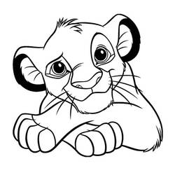 Coloring page: Lion (Animals) #10266 - Free Printable Coloring Pages