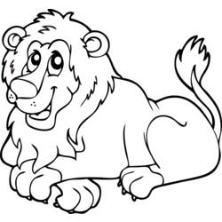 Coloring page: Lion (Animals) #10268 - Printable coloring pages