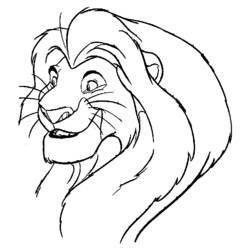 Coloring page: Lion (Animals) #10275 - Free Printable Coloring Pages