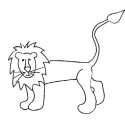 Coloring page: Lion (Animals) #10290 - Free Printable Coloring Pages