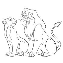 Coloring page: Lion (Animals) #10298 - Free Printable Coloring Pages