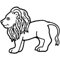 Coloring page: Lion (Animals) #10307 - Free Printable Coloring Pages