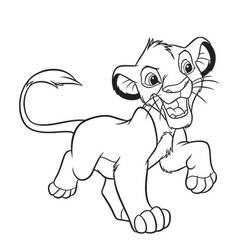Coloring page: Lion (Animals) #10314 - Printable coloring pages