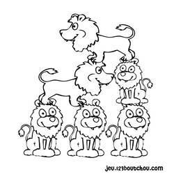 Coloring page: Lion (Animals) #10336 - Free Printable Coloring Pages