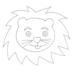 Coloring page: Lion (Animals) #10347 - Free Printable Coloring Pages