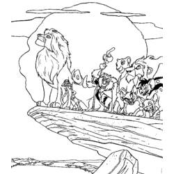 Coloring page: Lion (Animals) #10355 - Free Printable Coloring Pages
