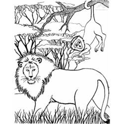 Coloring page: Lion (Animals) #10368 - Free Printable Coloring Pages
