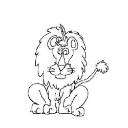 Coloring page: Lion (Animals) #10387 - Free Printable Coloring Pages