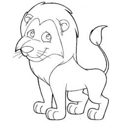 Coloring page: Lion (Animals) #10398 - Free Printable Coloring Pages