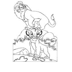 Coloring page: Lion (Animals) #10433 - Free Printable Coloring Pages