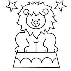 Lion (Animals) coloring page #174862 to print and color