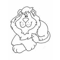 Lion (Animals) coloring page #174877 to print and color