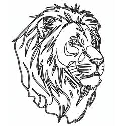 Lion (Animals) coloring page #218696 to print and color