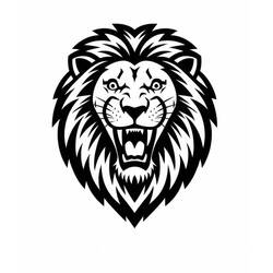 Lion (Animals) coloring page #218709 to print and color