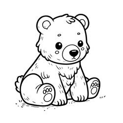 Little Bear (Animals) coloring page #214449 to print and color