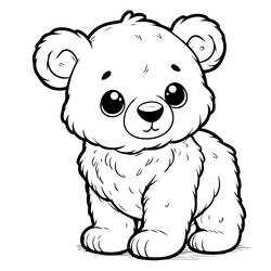 Little Bear (Animals) coloring page #214455 to print and color