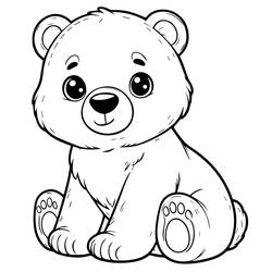 Little Bear (Animals) coloring page #214456 to print and color