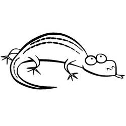 Coloring page: Lizard (Animals) #179641 - Free Printable Coloring Pages