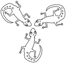 Coloring page: Lizard (Animals) #179651 - Free Printable Coloring Pages