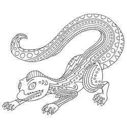 Coloring page: Lizard (Animals) #217857 - Free Printable Coloring Pages