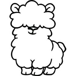 Coloring page: Llama (Animals) #179537 - Free Printable Coloring Pages