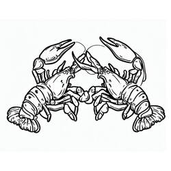 Coloring page: Lobster (Animals) #186708 - Free Printable Coloring Pages
