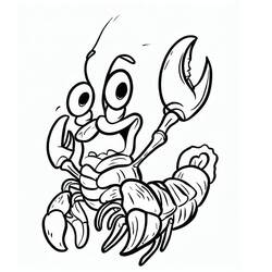 Coloring page: Lobster (Animals) #186710 - Free Printable Coloring Pages