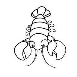 Coloring page: Lobster (Animals) #186714 - Free Printable Coloring Pages