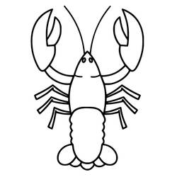 Coloring page: Lobster (Animals) #186729 - Free Printable Coloring Pages