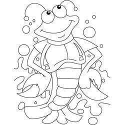 Coloring page: Lobster (Animals) #186730 - Free Printable Coloring Pages