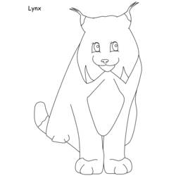 Coloring page: Lynx (Animals) #10852 - Free Printable Coloring Pages