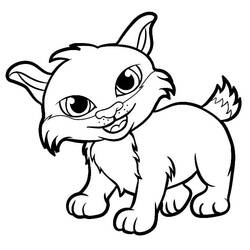Lynx (Animals) coloring page #189239 to print and color