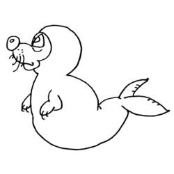 Coloring page: Marine Animals (Animals) #22070 - Free Printable Coloring Pages