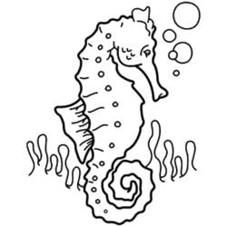 Coloring page: Marine Animals (Animals) #22235 - Free Printable Coloring Pages