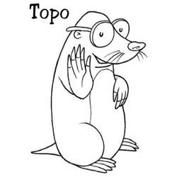Mole rat (Animals) coloring page #210778 to print and color