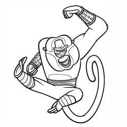Coloring page: Monkey (Animals) #14200 - Free Printable Coloring Pages
