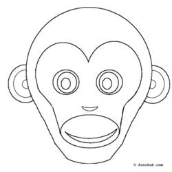 Coloring page: Monkey (Animals) #14215 - Free Printable Coloring Pages