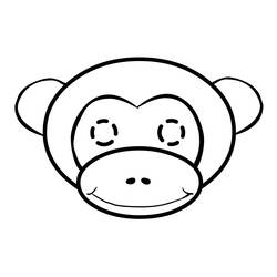 Coloring page: Monkey (Animals) #14231 - Free Printable Coloring Pages