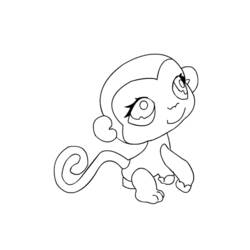 Coloring page: Monkey (Animals) #14297 - Free Printable Coloring Pages
